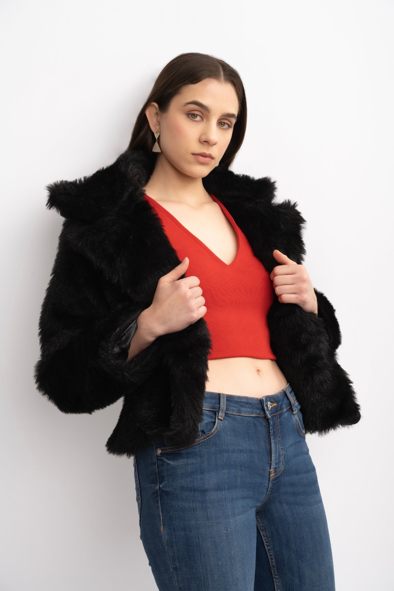 Black | Faux Fur Jackets | Coats & jackets | Women | Very Ireland